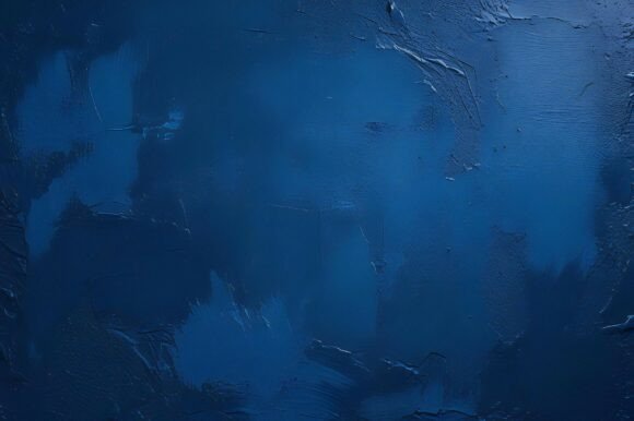 A Blue Wall with a Rough Surface: A Versatile Design Element for Modern Creatives