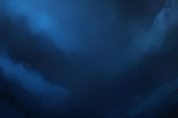 A Dark Blue Sky with Clouds