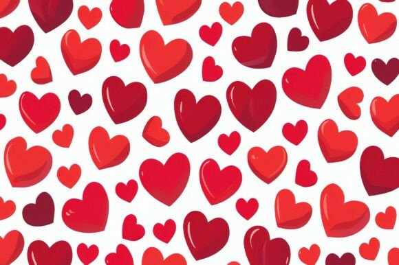 A Pattern of Red Hearts: A Versatile Design for Creative Projects