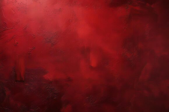 A Red Background with Black and Red Spot