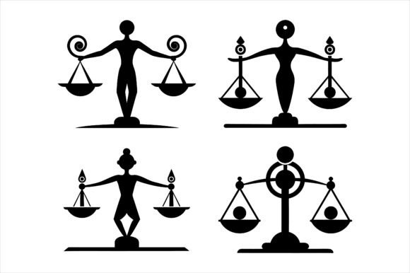 Balance and Harmony Vector Icon Bundle