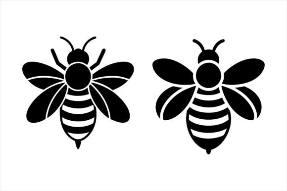 Bees Silhouette Vector Icon Bundle: A Strategic Design Asset for Modern Creatives