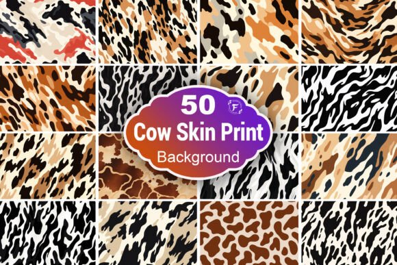 Cow Skin Digital Paper: A Versatile Resource for Creative Projects