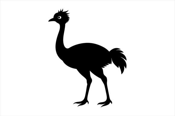 Emu Silhouette Vector Icon Bundle: A Versatile Design Resource for Creators