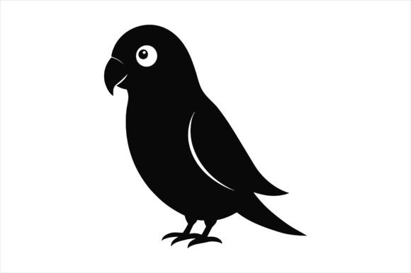 Lovebird Silhouette Icon