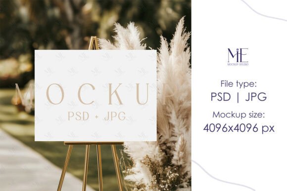 Welcome Sign Mockup, Welcome Poster Mock: Elevate Your Creative Projects with Realistic Digital Templates
